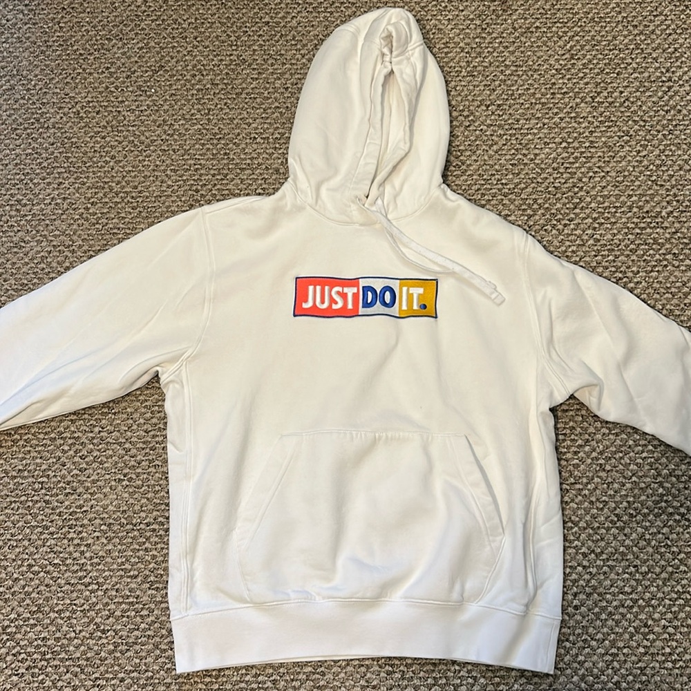 Nike size large just do it hoodie